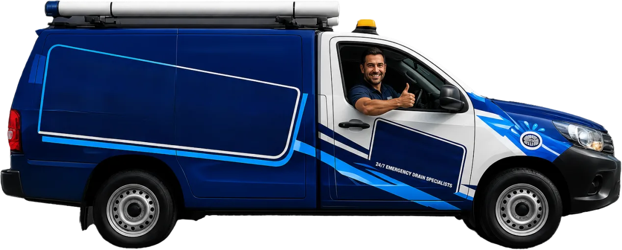 Service van parked on a Abbotsbury street